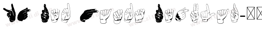 KG Red Hands Regular字体转换